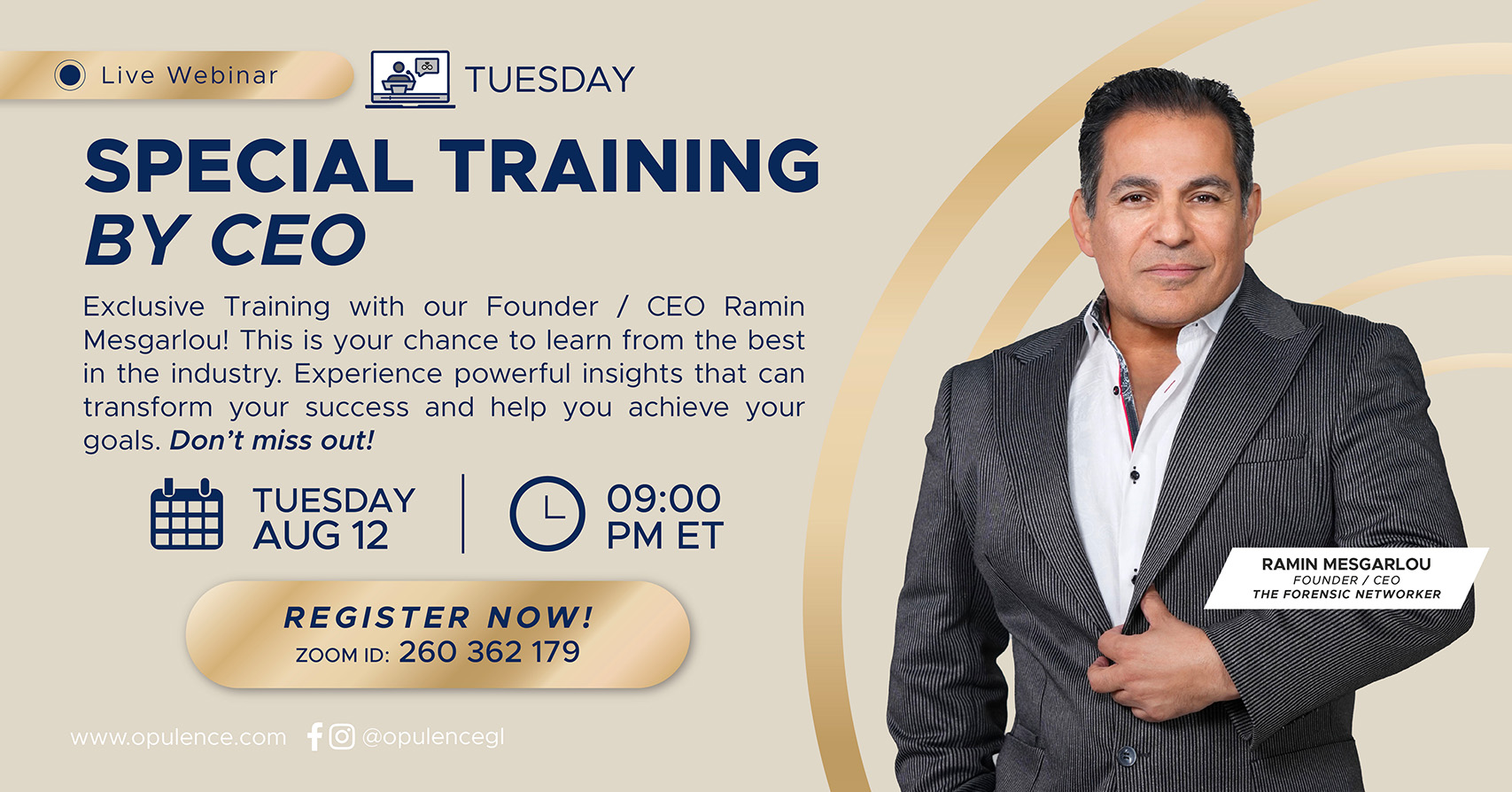 Special Training By CEO